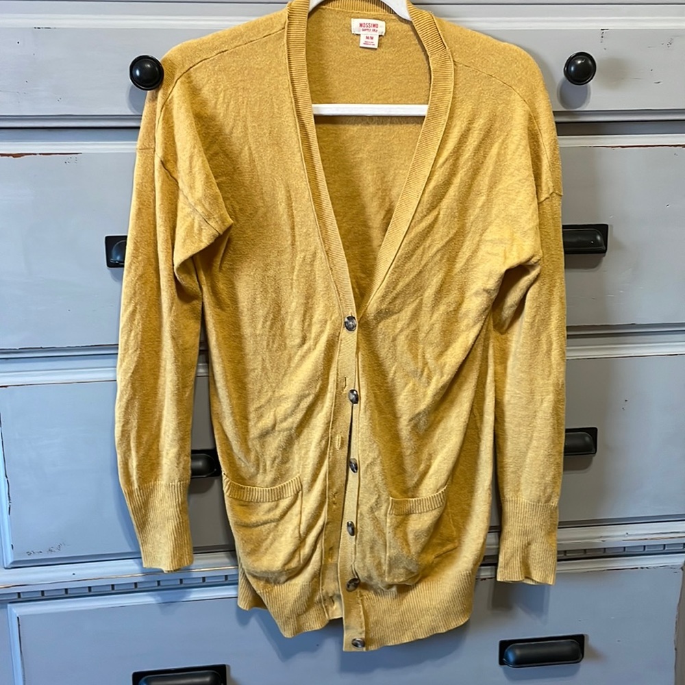 Women’s Mustard Cardigan